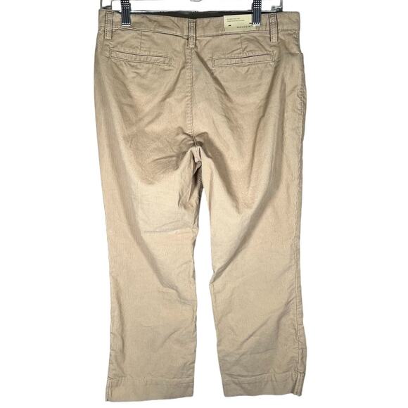 Eddie Bauer BNWT Khaki Colored Vashon Fit Corduroy Capris / Size 8 - Picture 6 of 7